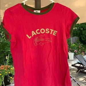 Hot pink Lacoste tee!